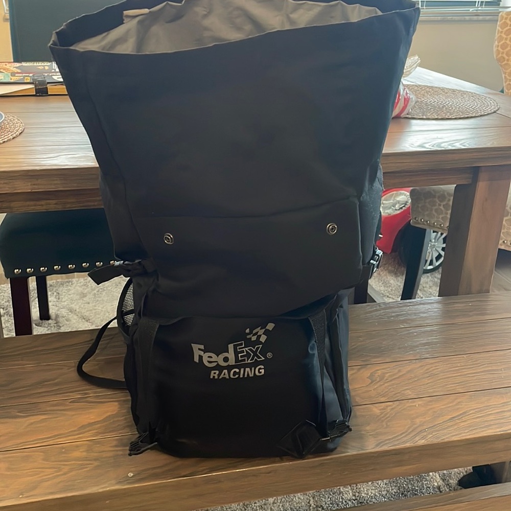 Fedex racing book bag used fedex express ground